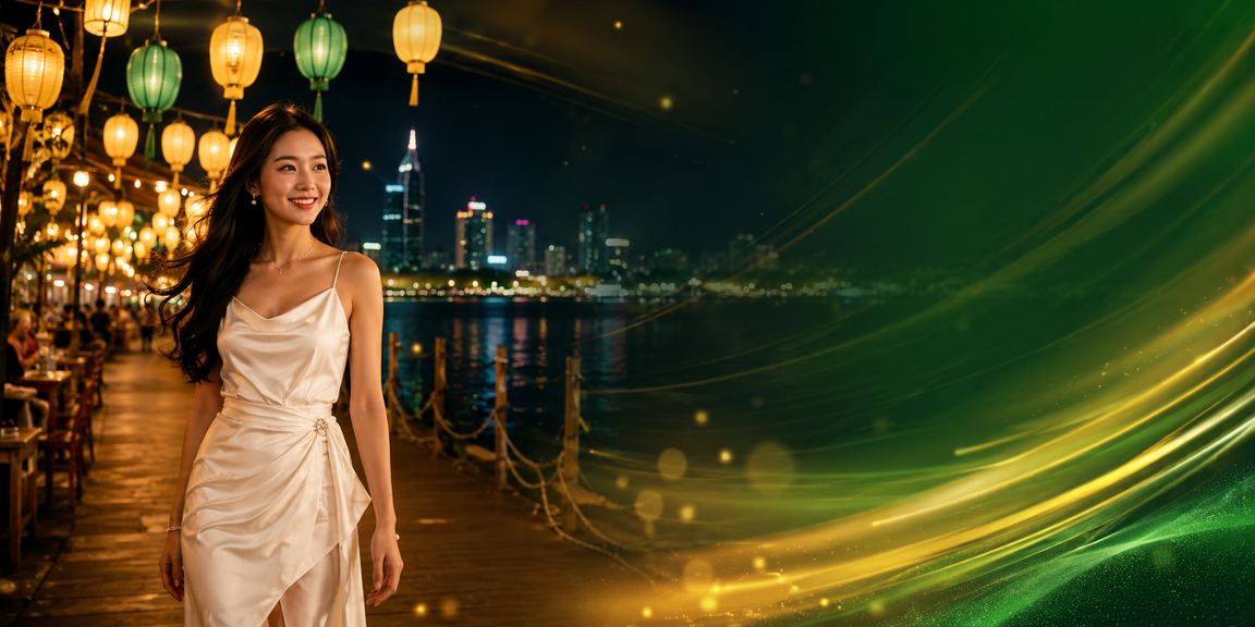 Người dùng Sài Gòn xem roulette trên điện thoại trong khung cảnh chợ đêm