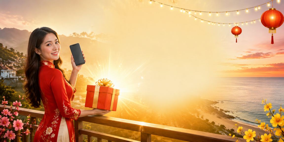Người dùng Việt mở ứng dụng giải trí trên điện thoại trong khung cảnh Sapa